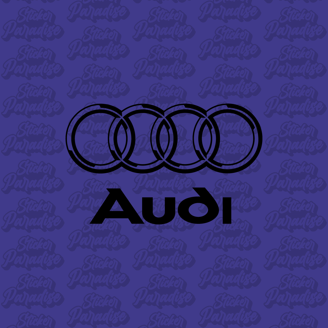 Auto Marken Sticker Audi